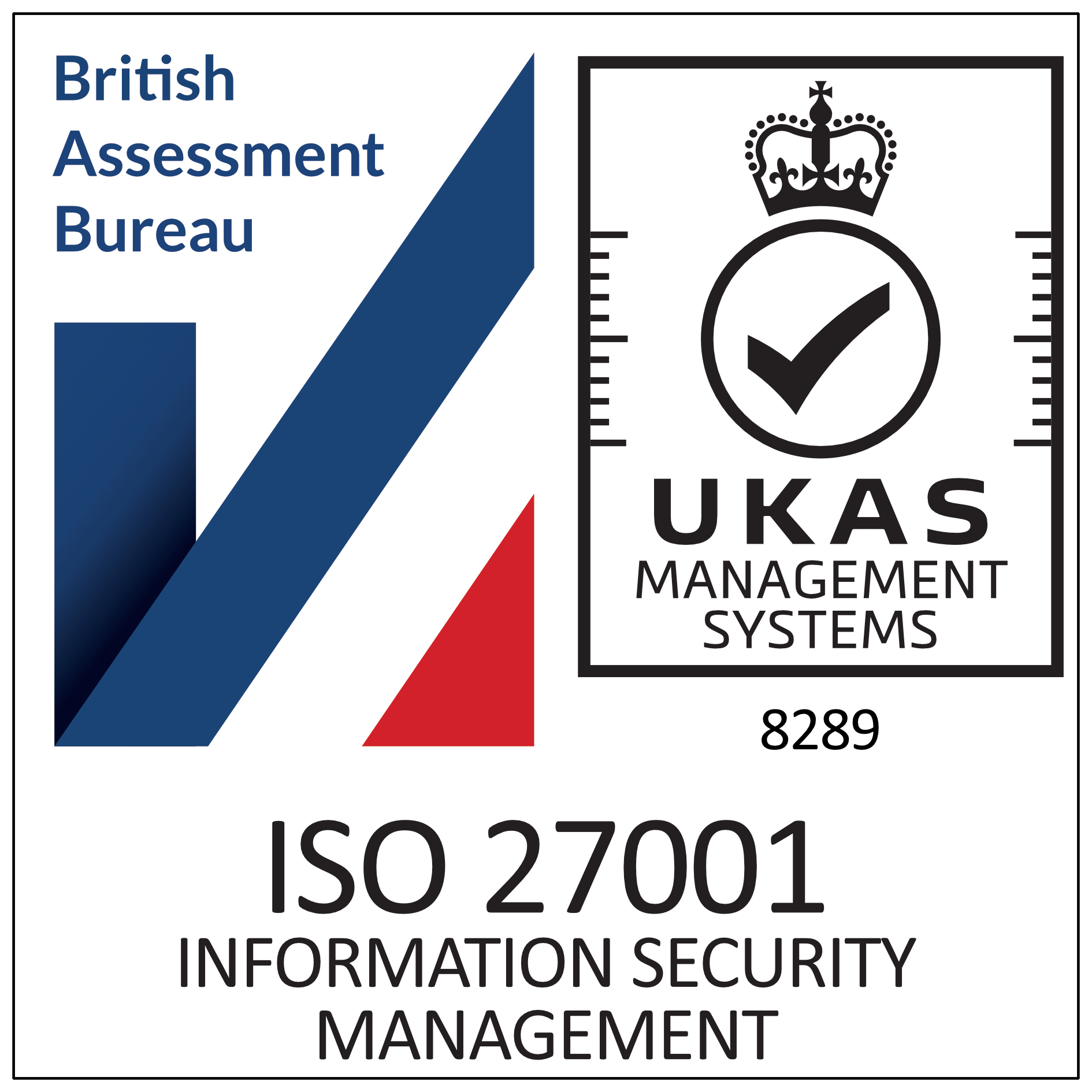 ISO 27001 Information Security Certified